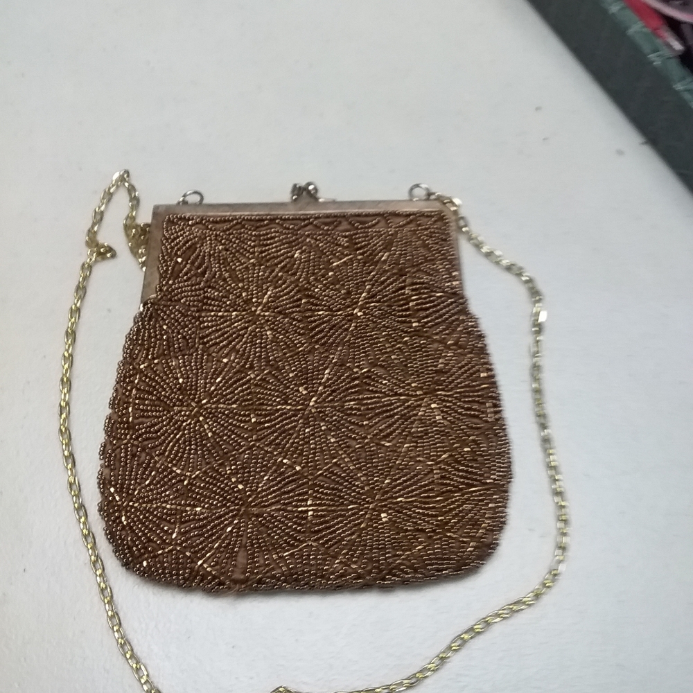 Beaded formal purse
